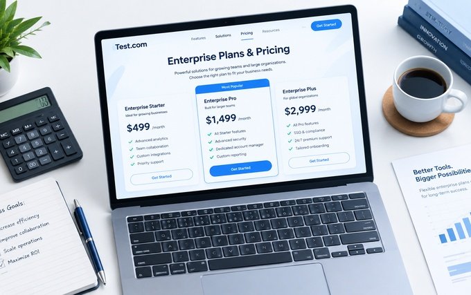 test.com pricing enterprise plans